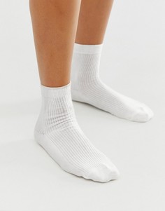 Однотонные носки ASOS DESIGN-Белый