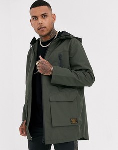 Парка цвета хаки Topman-Зеленый