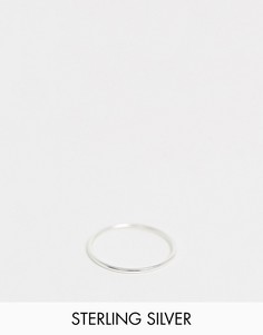 Серебряное кольцо ASOS DESIGN-Серебряный