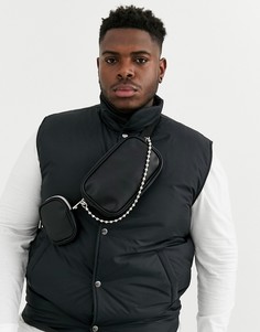 Сумка через плечо для авиапутешествий ASOS DESIGN plus-Черный