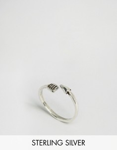 Серебряное кольцо с дизайном в виде стрелы Kingsley Ryan-Серебряный