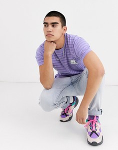 Фиолетовая футболка в полоску RIPNDIP-Фиолетовый