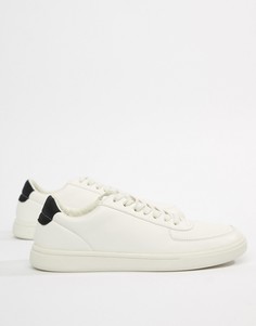 Белые кроссовки с перфорацией ASOS DESIGN-Белый