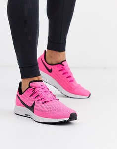 Розовые кроссовки Nike Running Air Zoom Pegasus 36-Розовый