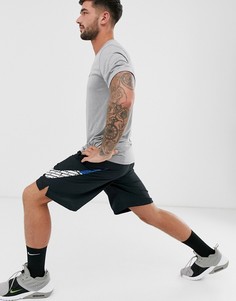 Черные шорты с логотипом-галочкой Nike Training-Черный