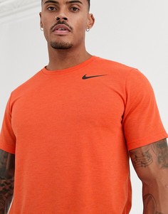 Оранжевая футболка Nike Training breathe-Оранжевый