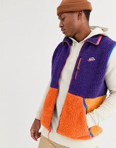 Фиолетовый/оранжевый жилет Nike