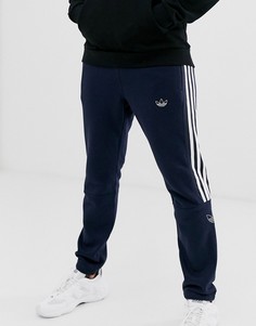 Темно-синие джоггеры с логотипом-трилистником adidas Originals-Темно-синий
