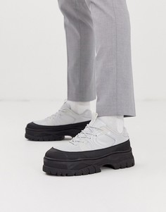 Кроссовки со светоотражающей отделкой и массивной подошвой ASOS DESIGN-Черный