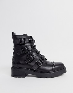 Ботинки на толстой подошве с заклепками ALDO-Черный
