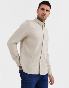 Светло-бежевая рубашка River Island-Светло-бежевый