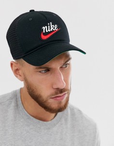 Черная бейсболка с логотипом Nike Classic-Черный
