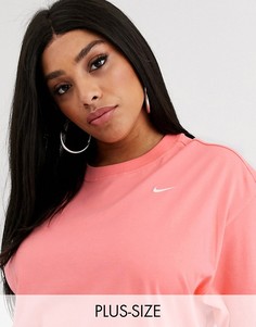 Розовая футболка бойфренда Nike Plus-Розовый
