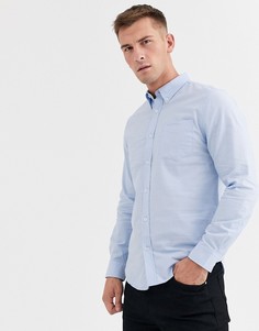 Узкая оксфордская рубашка Ben Sherman-Синий