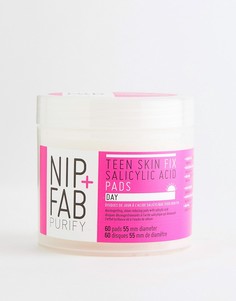 Дневные ватные диски с салициловой кислотой NIP+FAB Teen Skin Fix - 80 мл-Бесцветный