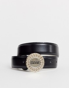 Ремень-цепочка с логотипом Versace Jeans Couture-Черный
