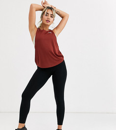 Хлопковые леггинсы ASOS 4505 Petite-Черный