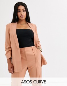 Блейзер ASOS DESIGN curve mix & match-Розовый