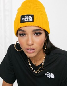 Желтая шапка-бини с логотипом The North Face-Желтый