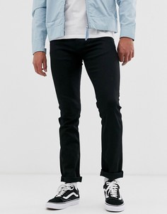 Черные прямые джинсы зауженного кроя Nudie Jeans Co-Черный