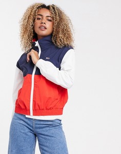 Куртка-ветровка в стиле колор блок Tommy Jeans-Белый