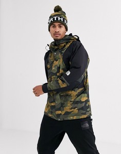 Легкая камуфляжная куртка цвета хаки The North Face 94-Зеленый