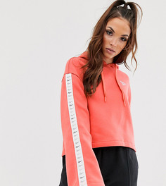 Красный укороченный худи Rebook Vector-Серый Reebok