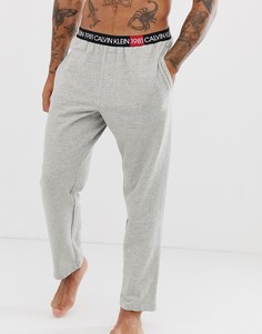 Серые джоггеры с поясом Calvin Klein 1981-Серый