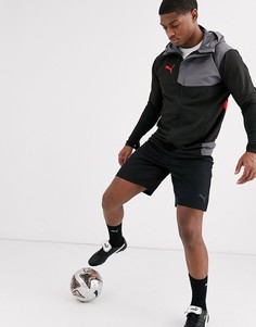 Черная куртка на молнии со вставками и капюшоном Puma Football NXT Pro-Черный