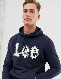 Худи темно-синего цвета Lee Jeans-Темно-синий