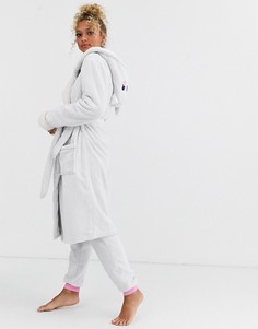 Пушистый халат с дизайном в виде коалы Chelsea Peers-Серый