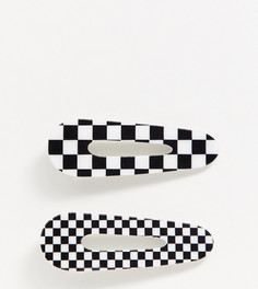 2 заколки для волос ASOS DESIGN x Christian Cowan-Черный