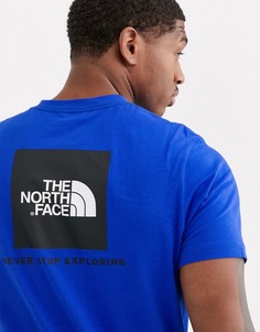 Синяя футболка с логотипом The North Face-Синий