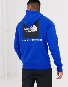 Худи синего цвета с рукавами реглан The North Face-Синий