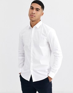 Белая строгая рубашка Celio-Белый