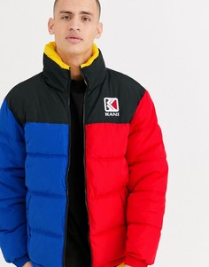 Двусторонняя дутая куртка Karl Kani Retro-Синий