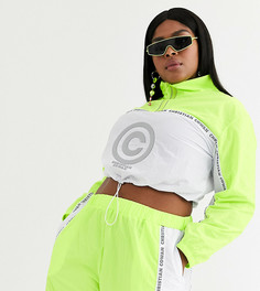 Спортивная куртка с логотипом от комплекта ASOS DESIGN x Christian Cowan Curve-Зеленый