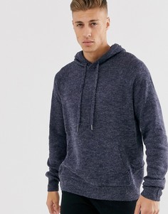 Темно-синее меланжевое худи Cotton On-Темно-синий Cotton:On