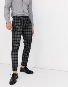 Темно-серые брюки в клетку Jack & Jones Premium-Серый