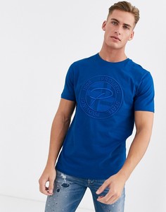 Синяя футболка River Island-Синий