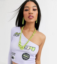 Ожерелье-цепочка ASOS DESIGN x Christian Cowan-Зеленый