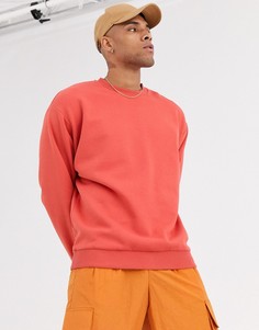Красный oversize-свитшот ASOS DESIGN