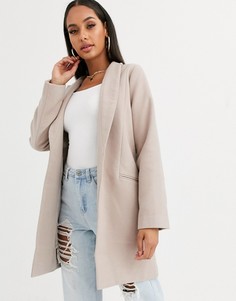 Бежевое пальто Missguided-Розовый