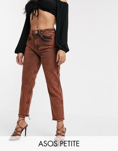 Оранжевые джинсы в винтажном стиле ASOS DESIGN Petite Ritson original-Оранжевый