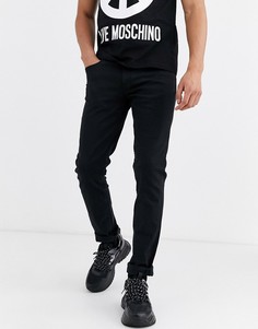 Черные узкие джинсы Love Moschino-Черный