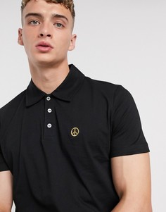 Футболка-поло Love Moschino-Черный