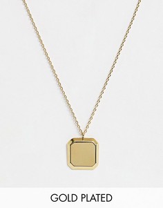 Позолоченное ожерелье Orelia-Золотой
