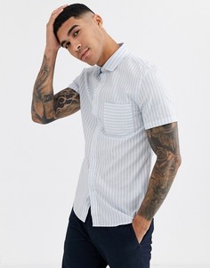 Рубашка в вертикальную полоску Celio-Синий