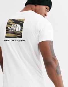 Белая футболка с камуфляжным принтом The North Face-Белый