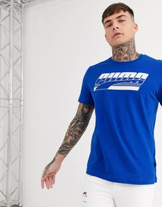 Базовая футболка Puma rebel surf the web-Синий